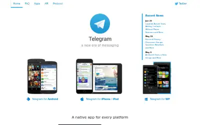 telegram.org in 2019