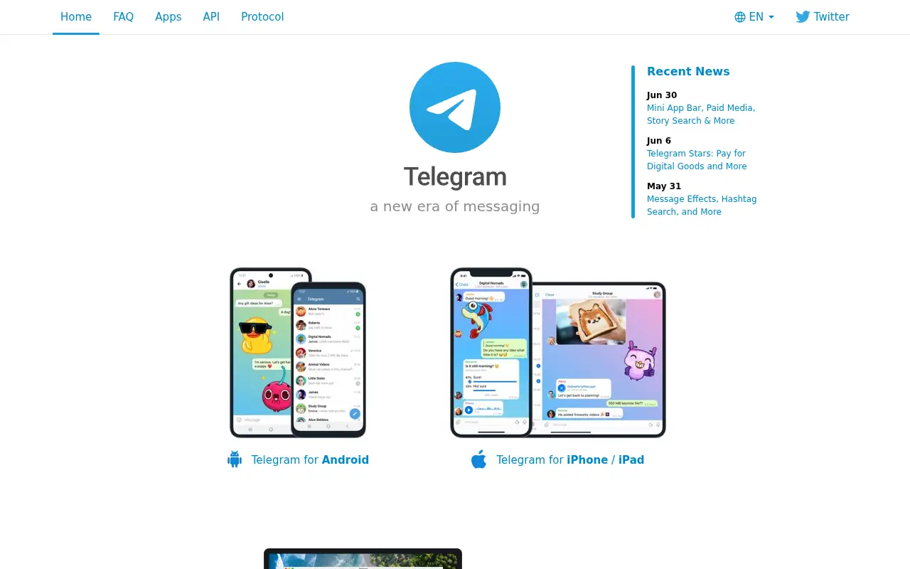 telegram.org in 2024