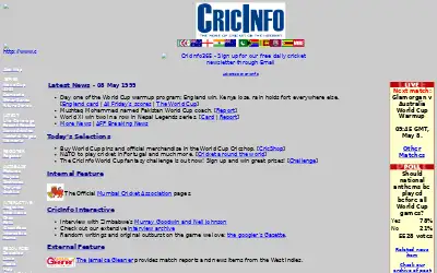 cricinfo.com in 1999