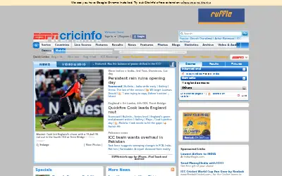 cricinfo.com in 2011