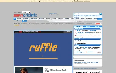 cricinfo.com in 2013