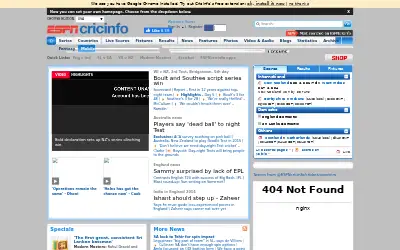 cricinfo.com in 2014