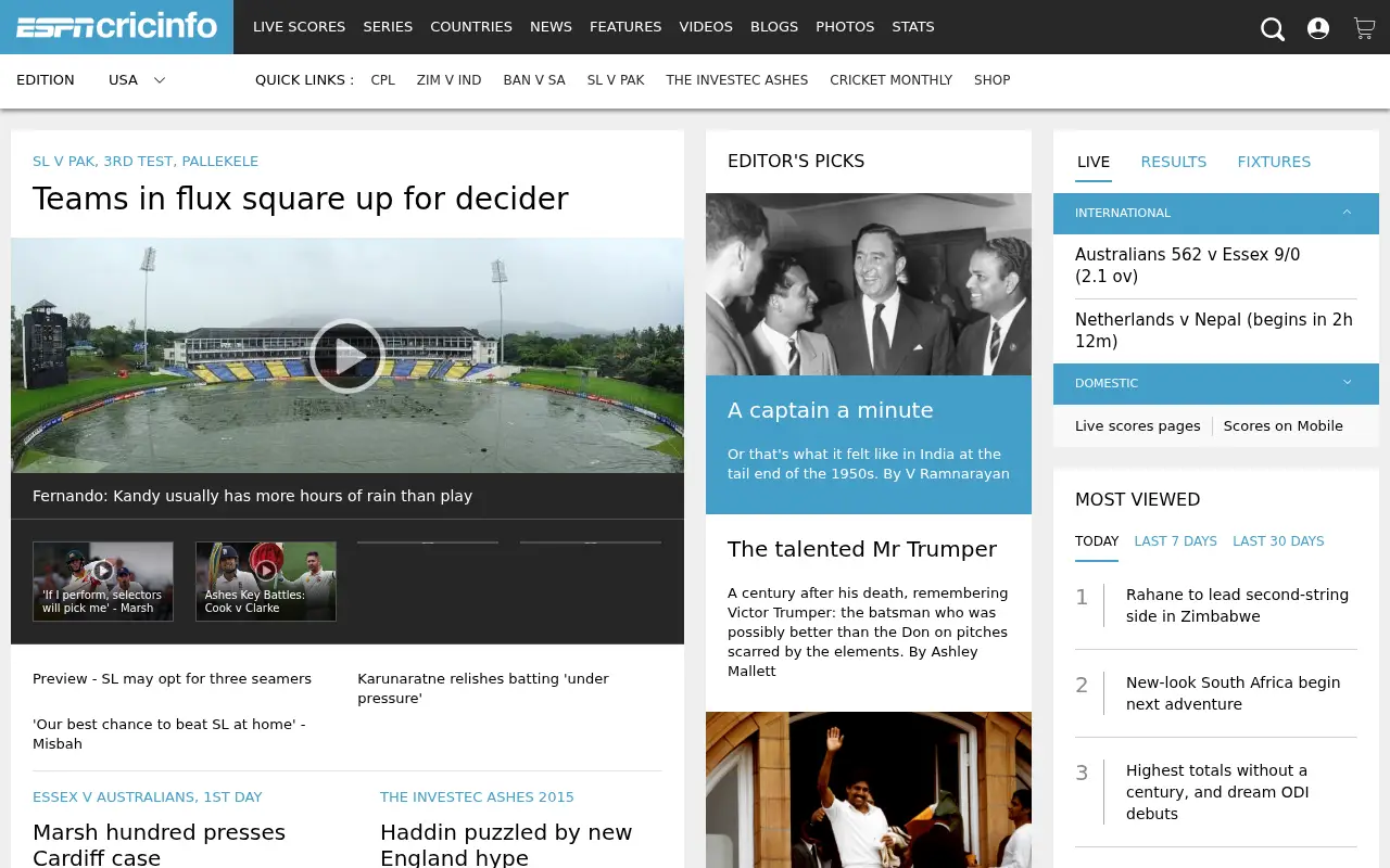 cricinfo.com in 2015