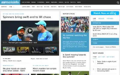 cricinfo.com in 2017