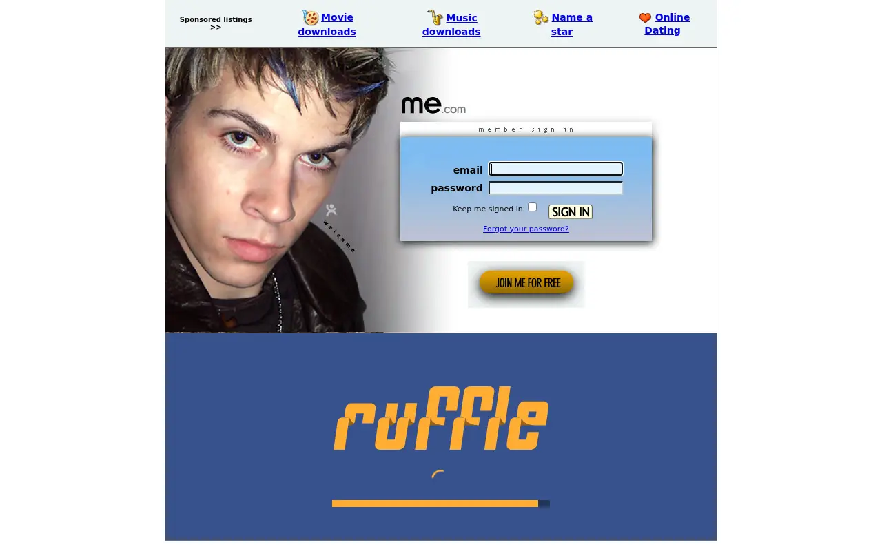 me.com in 2005