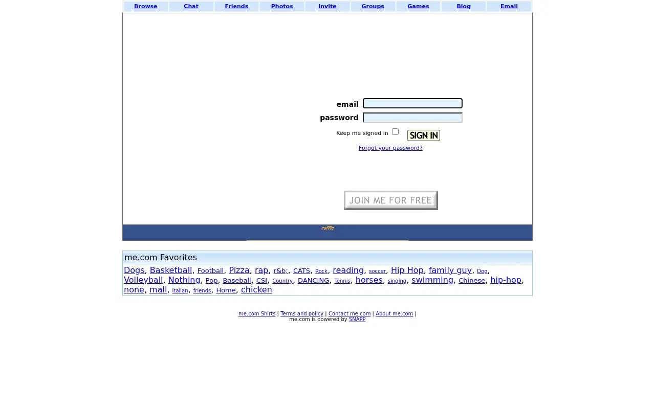 me.com in 2006