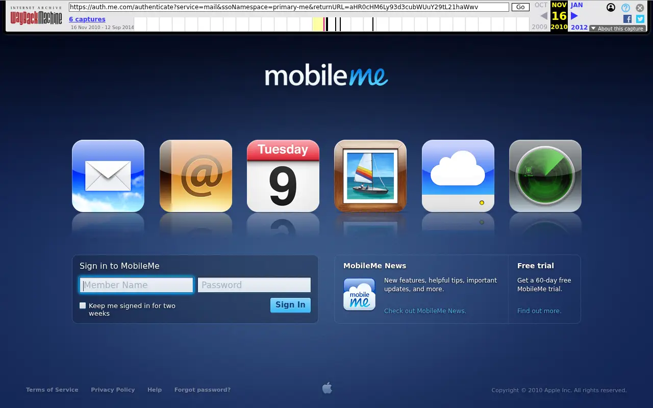 me.com in 2010