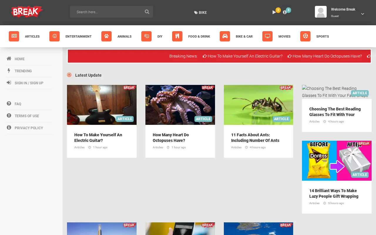 break.com in 2019