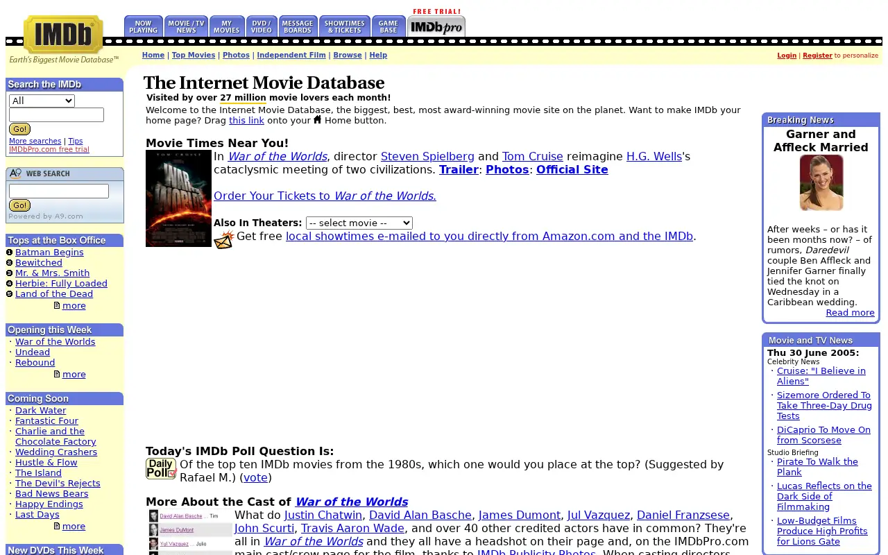 imdb.com in 2005
