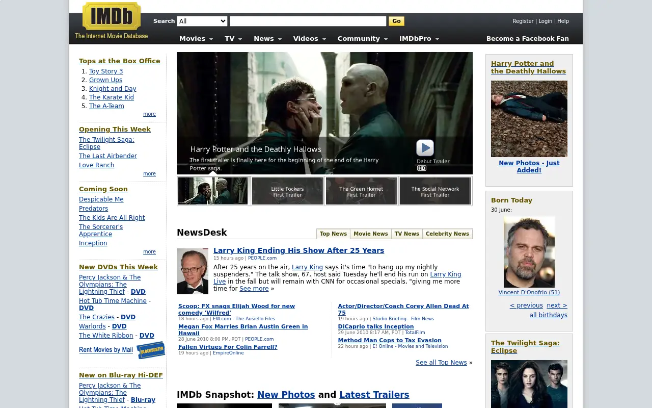 imdb.com in 2010