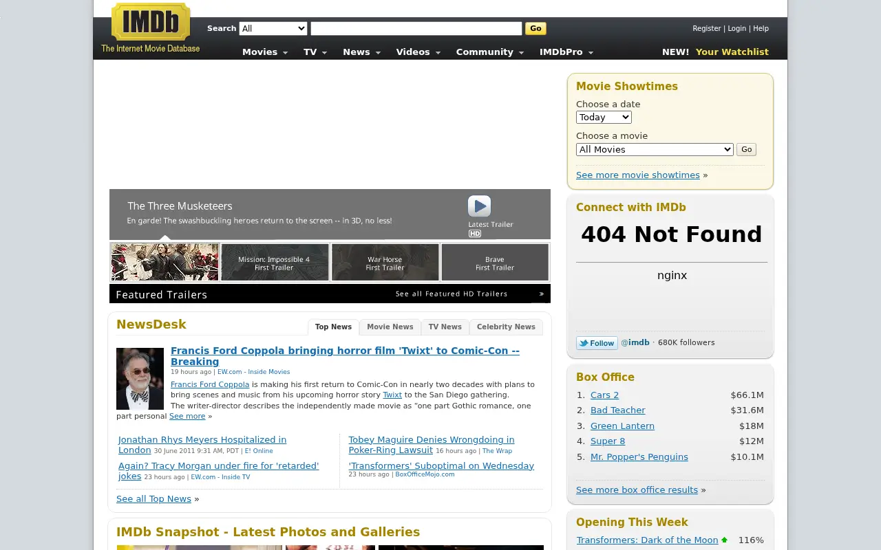 imdb.com in 2011