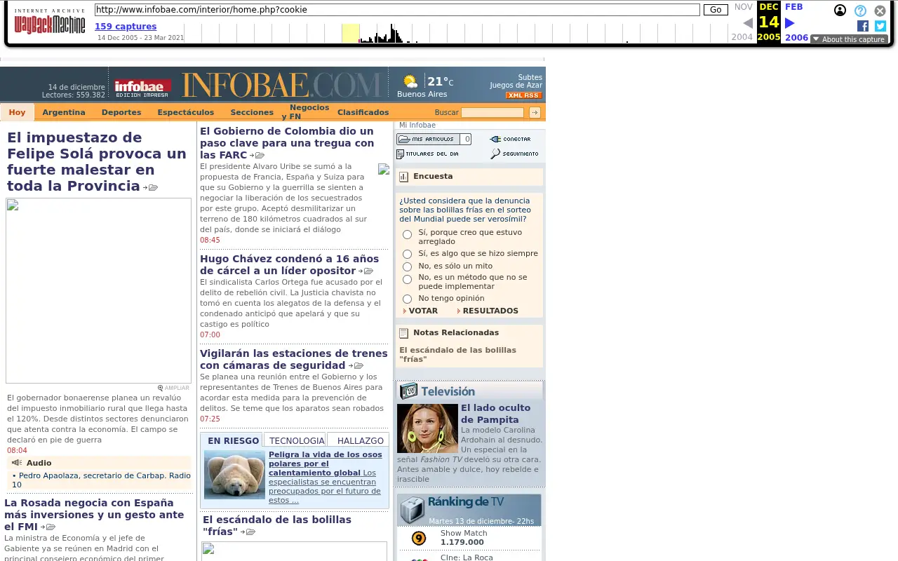 infobae.com in 2005