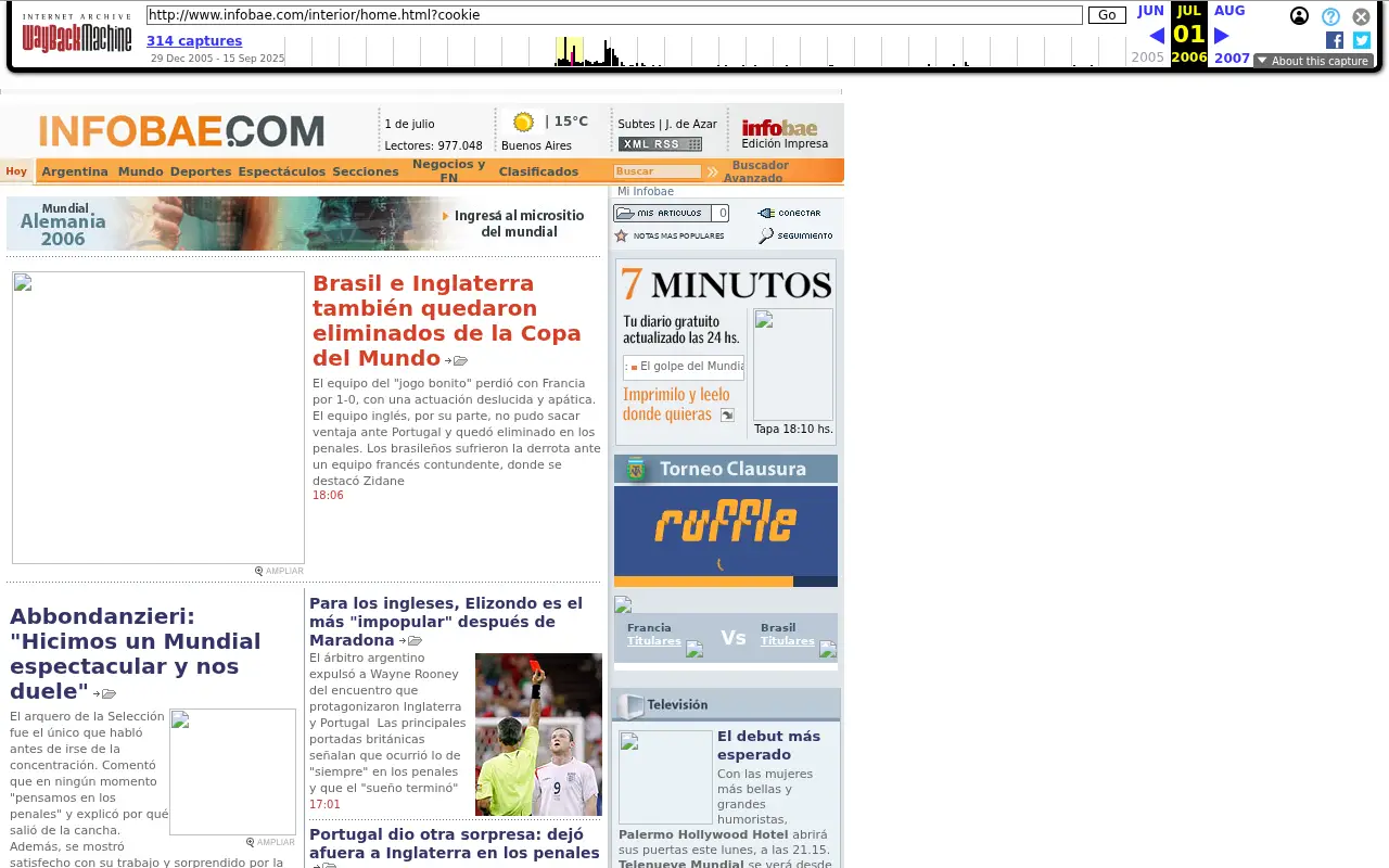 infobae.com in 2006