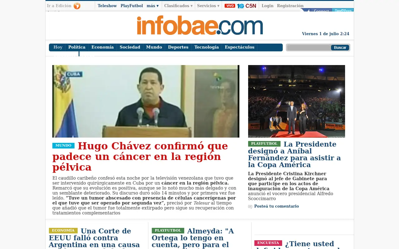 infobae.com in 2011