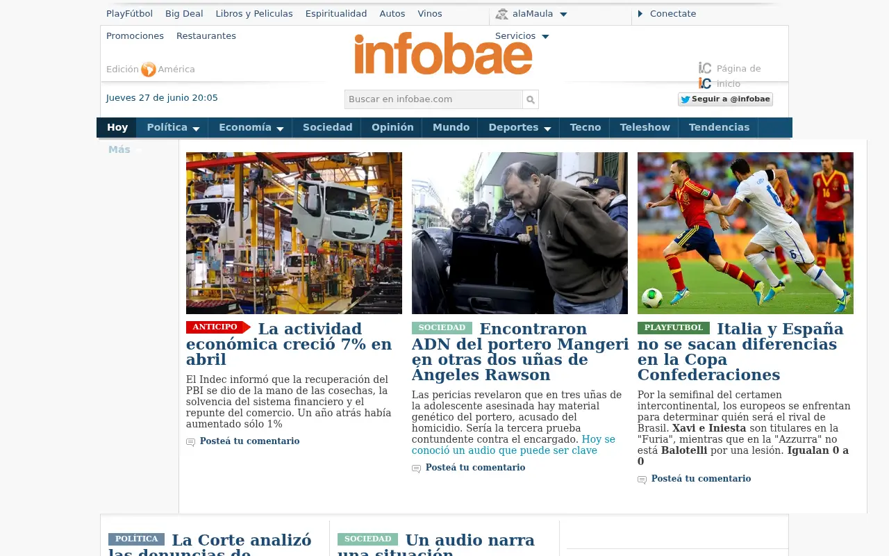 infobae.com in 2013