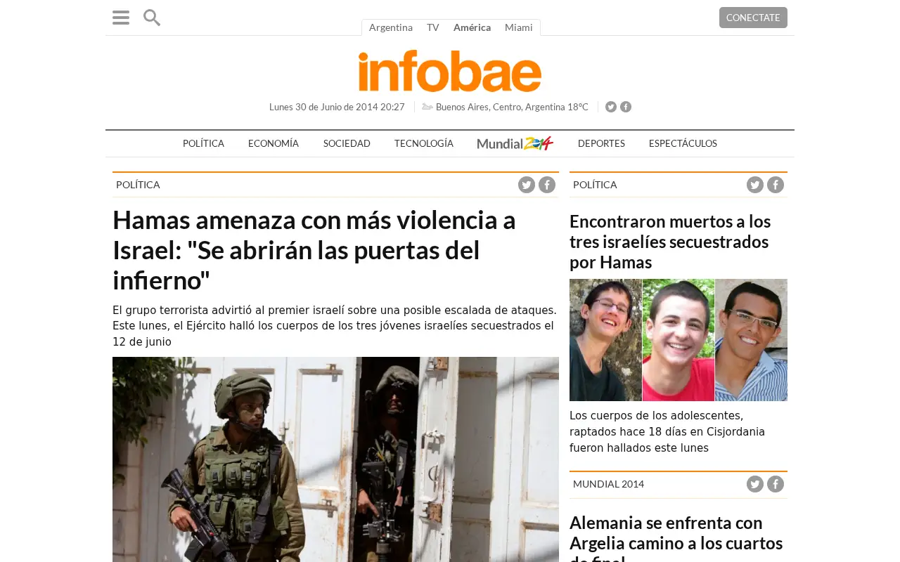 infobae.com in 2014