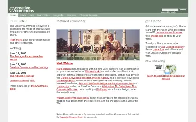 creativecommons.org in 2003