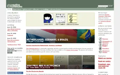 creativecommons.org in 2004