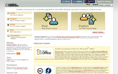 creativecommons.org in 2006