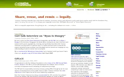 creativecommons.org in 2007