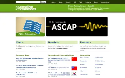creativecommons.org in 2010