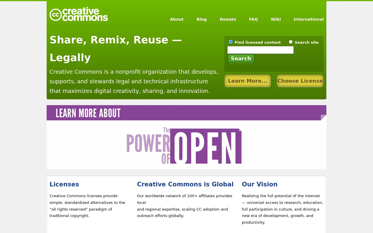 creativecommons.org in 2011