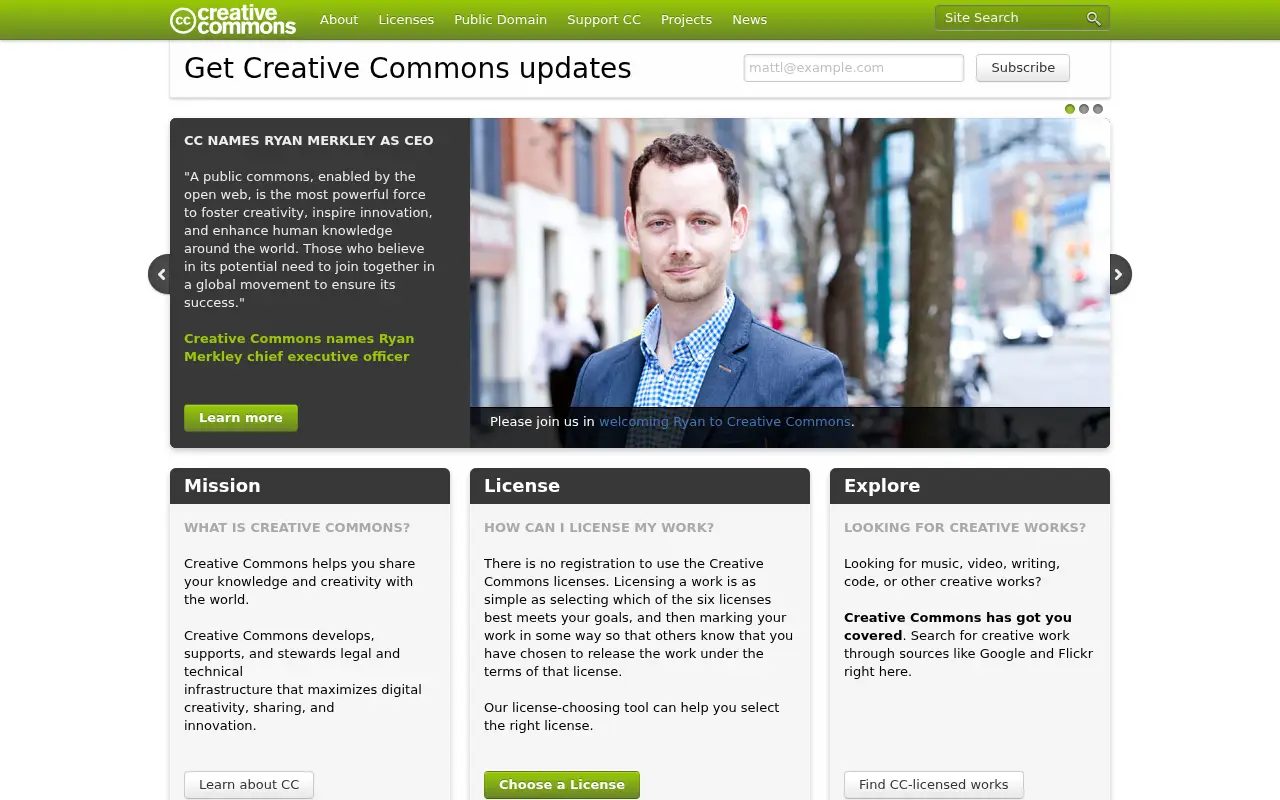 creativecommons.org in 2014