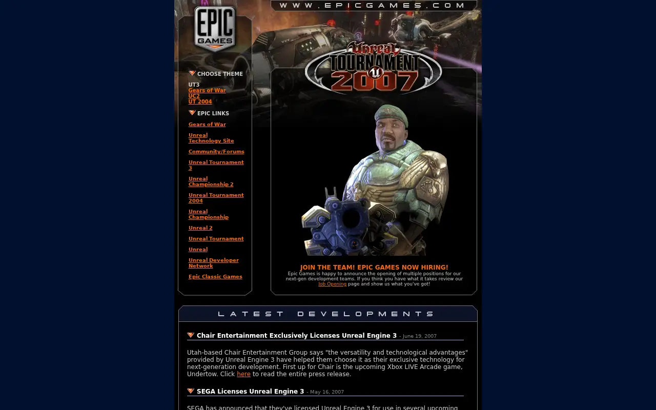 epicgames.com in 2007