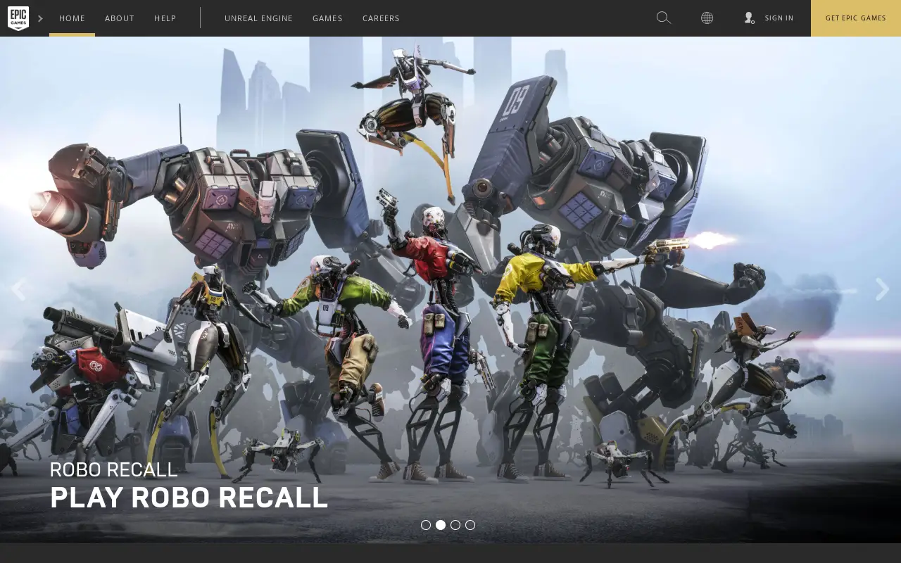 epicgames.com in 2018