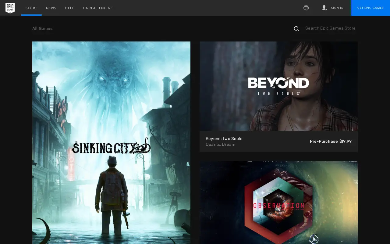 epicgames.com in 2019