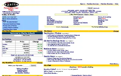 excite.com in 1999