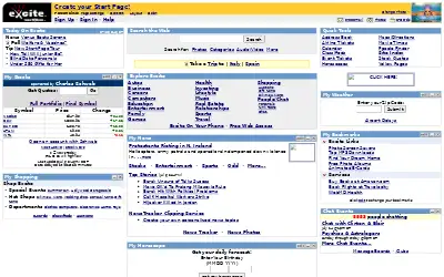 excite.com in 2000