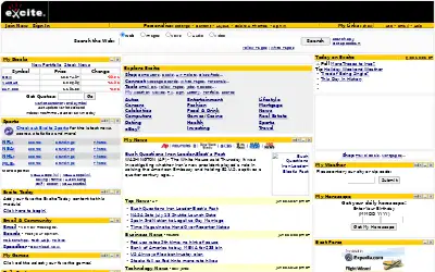 excite.com in 2005