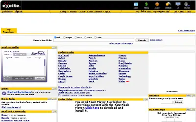 excite.com in 2009