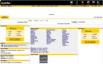 excite.com in 2011