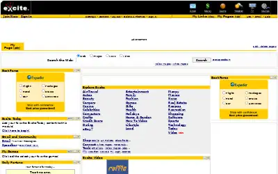 excite.com in 2013