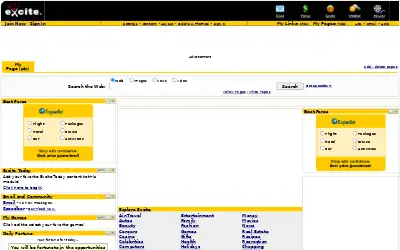 excite.com in 2017