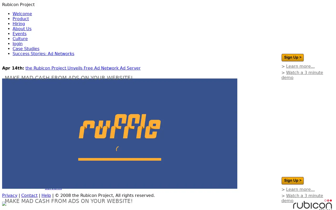 rubiconproject.com on May 18, 2008