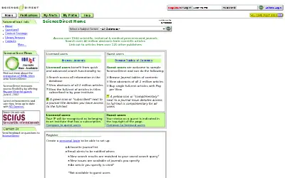 sciencedirect.com in 2002