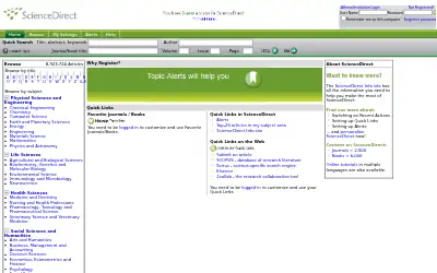 sciencedirect.com in 2008