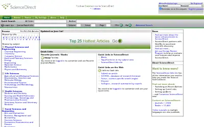 sciencedirect.com in 2010