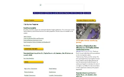 usda.gov in 2000