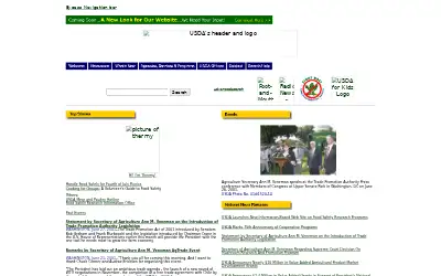 usda.gov in 2001