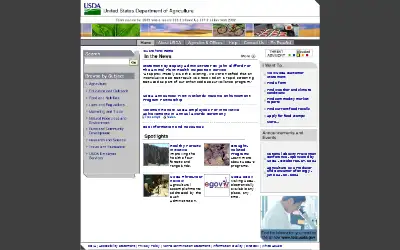 usda.gov in 2004