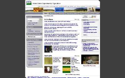 usda.gov in 2006