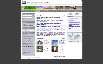 usda.gov in 2007