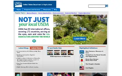 usda.gov in 2016