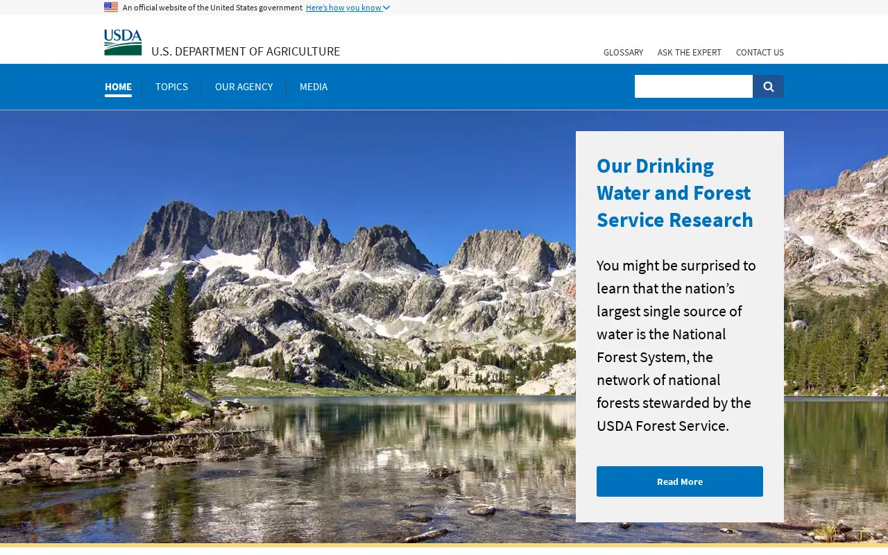 usda.gov in 2018