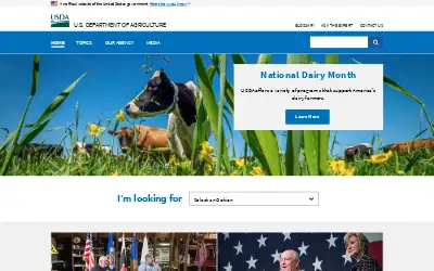 usda.gov in 2019
