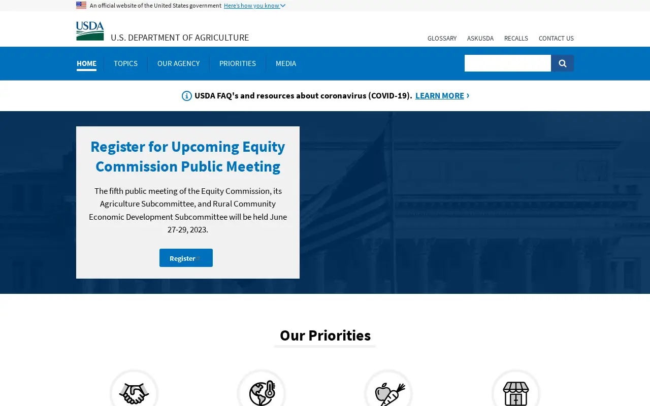 usda.gov in 2023